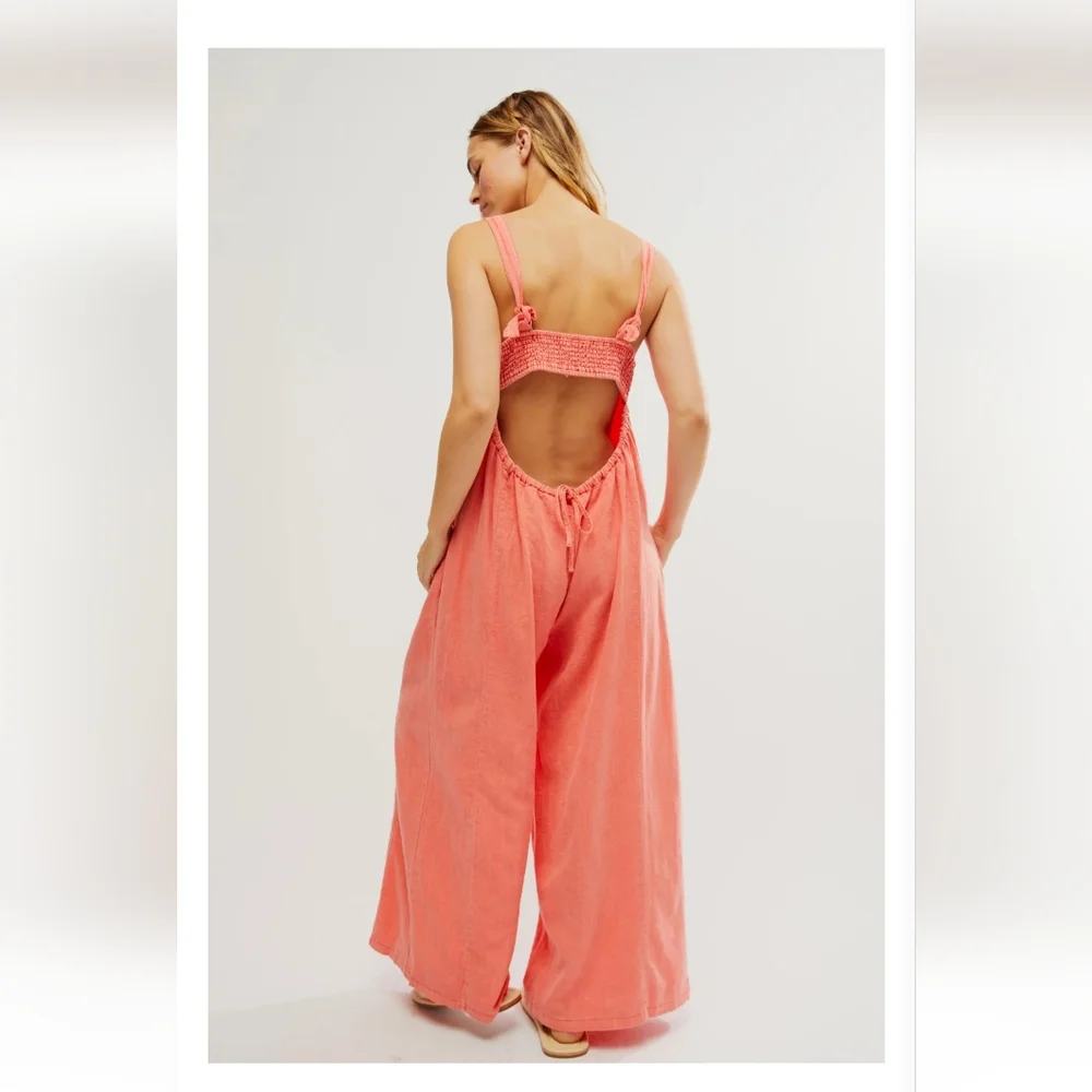 *Last Chance* NWT "S" Oversized sFree People Drifting Deams One piece Jumpsuit - Picture 2 of 11